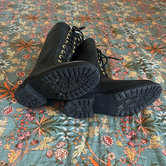 Sam Edelman Kay Lace Up Rain Boots - Picture 3 of 14